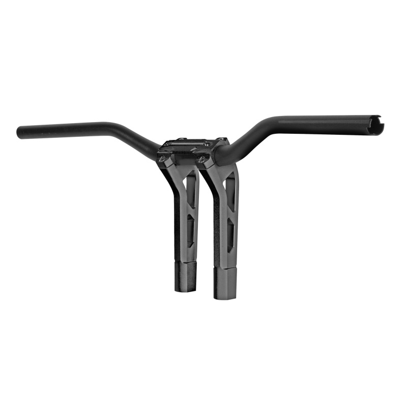 Performance Machine Phatbar H-Bar Assy, 9in Riser, 1-1/4in Bar, Int Wire, Gauge Mnt  – Black Ops