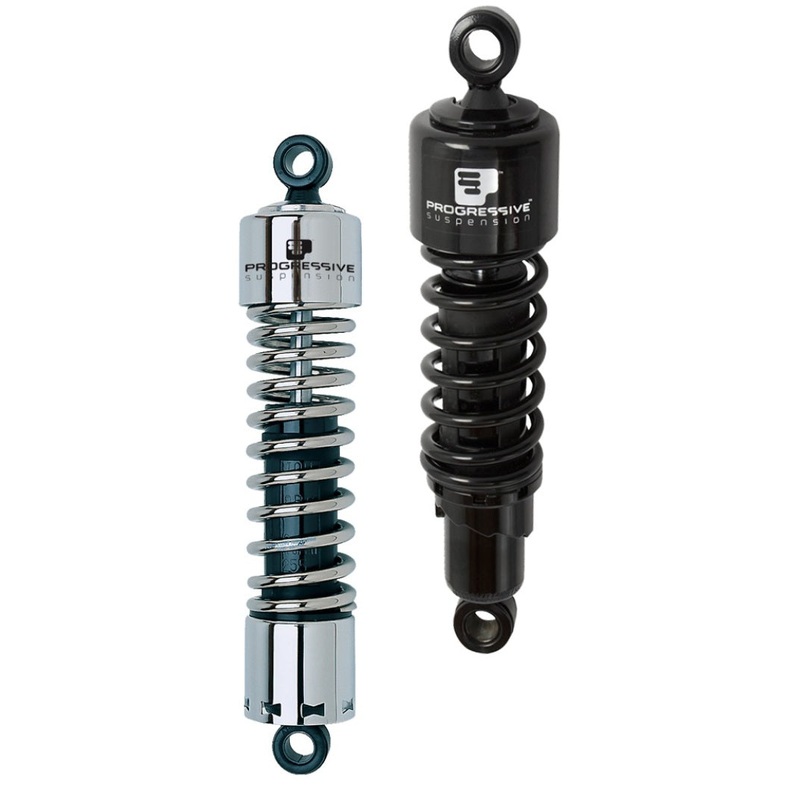 Progressive Harley 412 Series Shocks 11.0in – Black