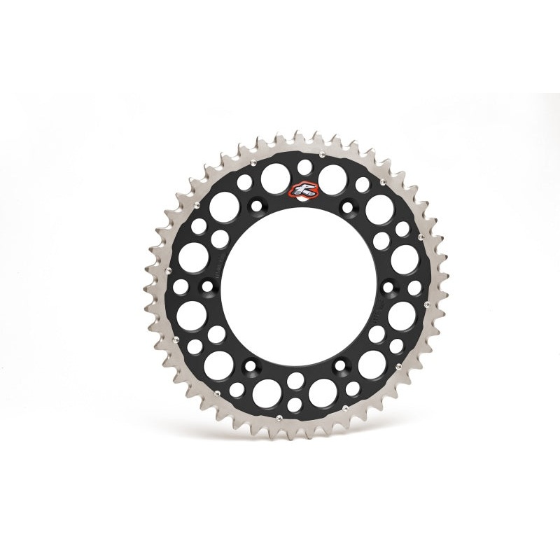 Renthal 16-17 KTM 250 EXC/ 300 EXC Rear Twinring – Black 520-50P Teeth