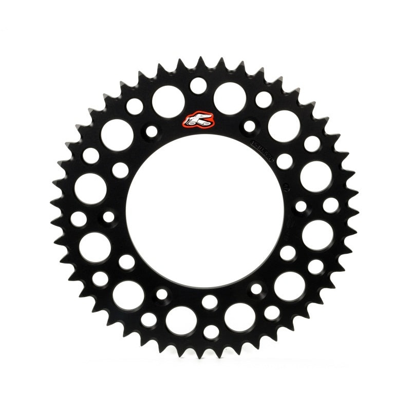 Renthal 20-24 Husq TC250/TX350/FC450/ KTM 250-450 SX/XC/SX-F Rear Grvd Sprocket – Blk 520-49P Teeth