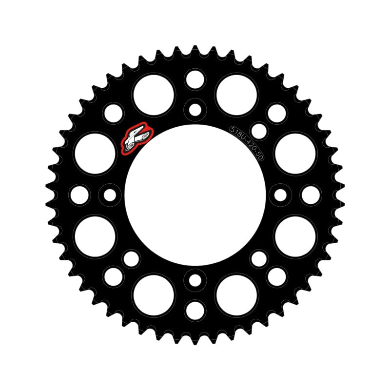 Renthal 2025 KTM 65 Rear Chain Wheel – Black 420-50GP Teeth