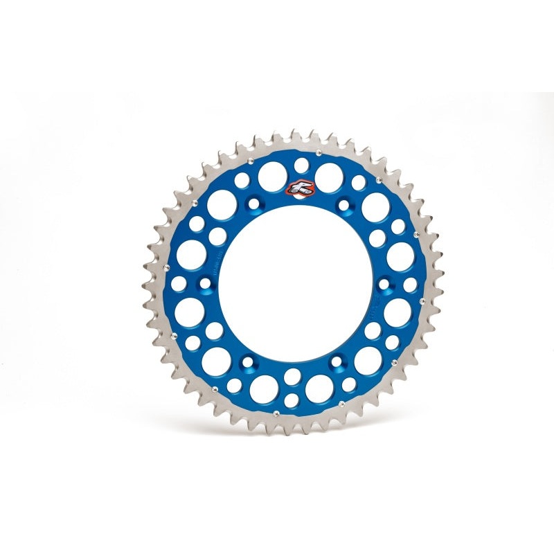 Renthal 99-24 Yamaha YZ125/X/G/ 250/F/X/ 450F/FX/ WR250-450F Rear Twinring – Blue 520-50P Teeth