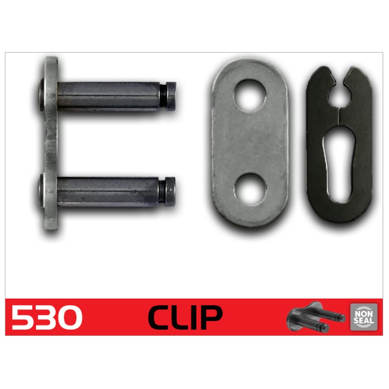 RK Chain 530 Clip Link – Natural