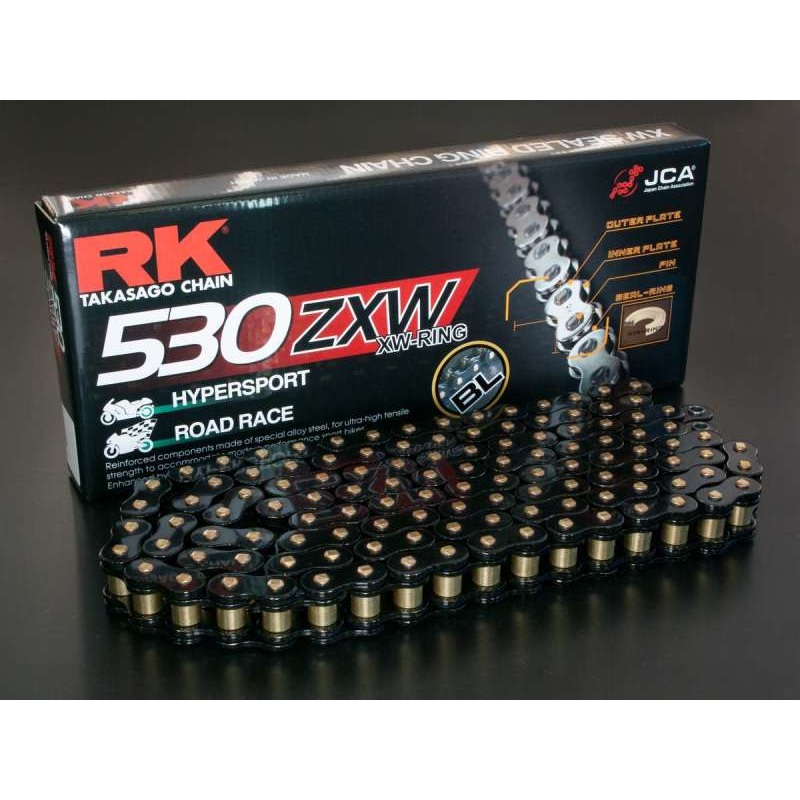 RK Chain BL530ZXW-120L XW-Ring – Black Scale