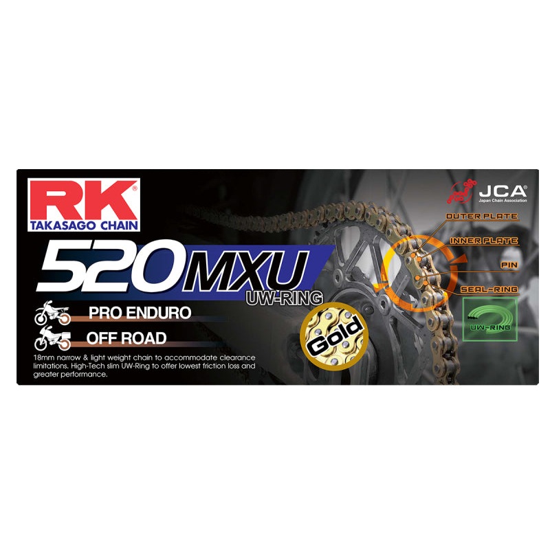 RK Chain GB520MXU-110L UW-Ring – Gold