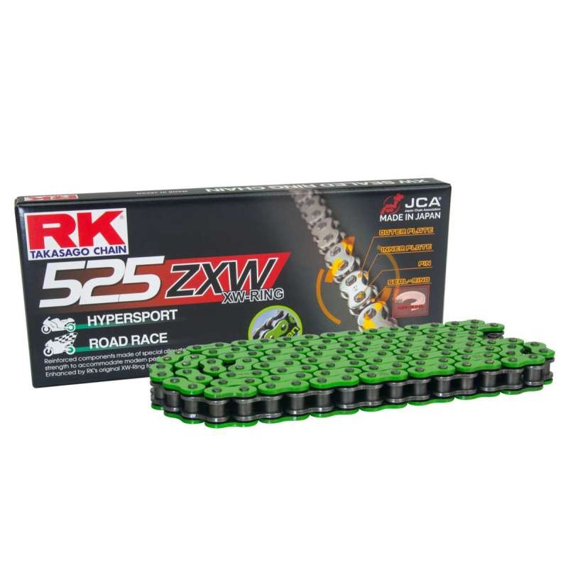 RK Chain MM525ZXW-120L XW-Ring – Green