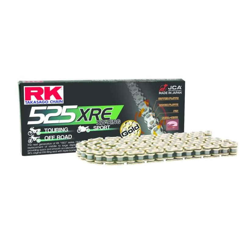 RK Chain GB525XRE-120L XW-Ring – Gold