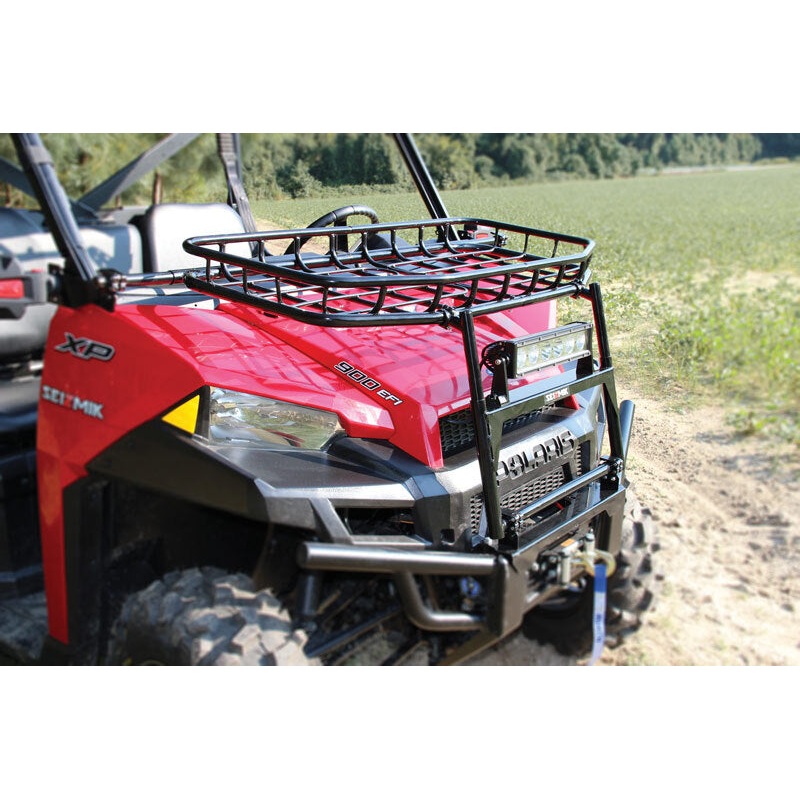 Seizmik 13+ Polaris 500-900 Ranger/XP/Crew Hood Rack – Black