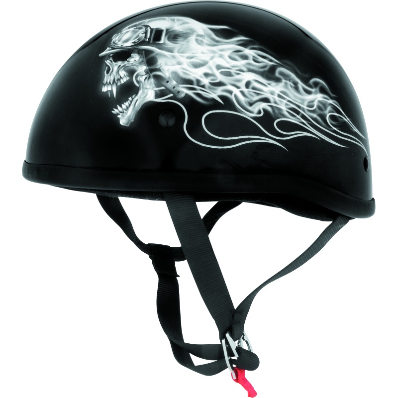 Skid Lids Biker Skull Original Helmet – Large