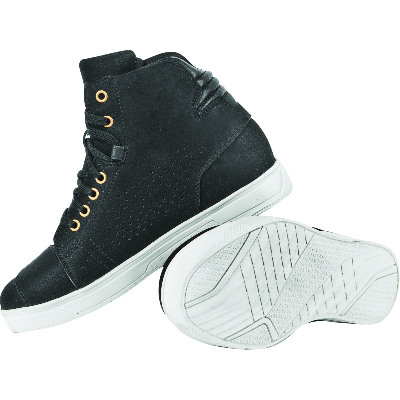 Speed and Strength Mad Dash Leather Shoes Black/White Womens Size – 10