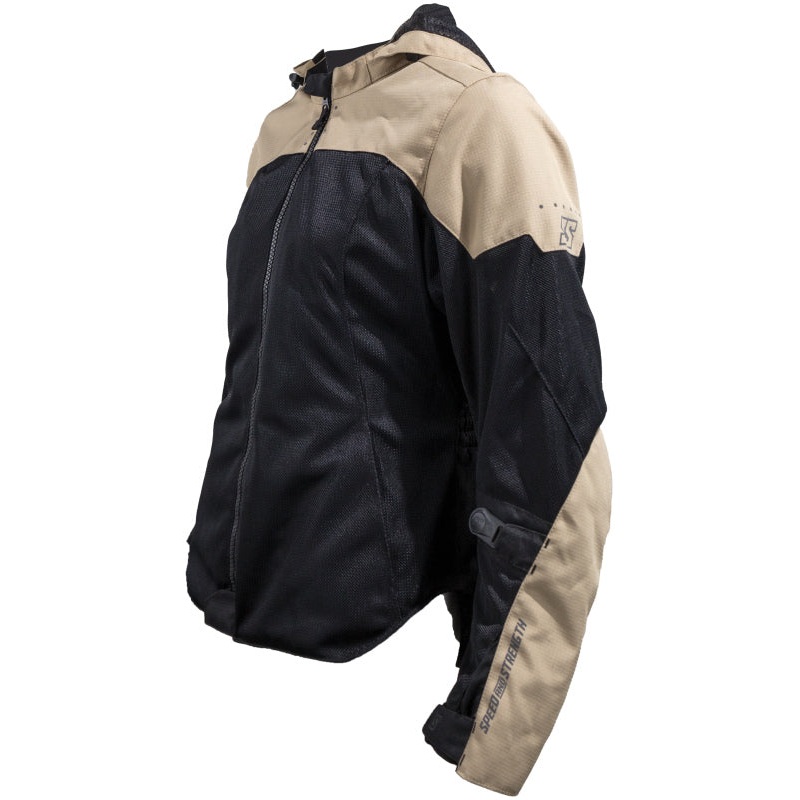 Speed and Strength Starstruck Mesh Jacket Trench Tan/Black Womens – Small
