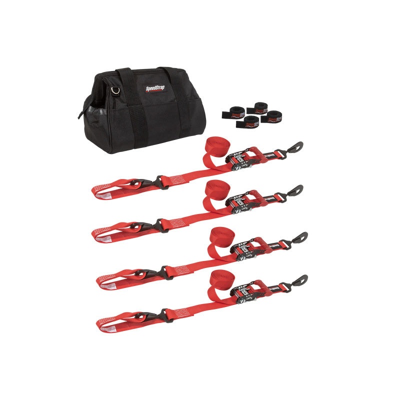 SpeedStrap 1 1/2In UTV Tie-Down Kit – Red