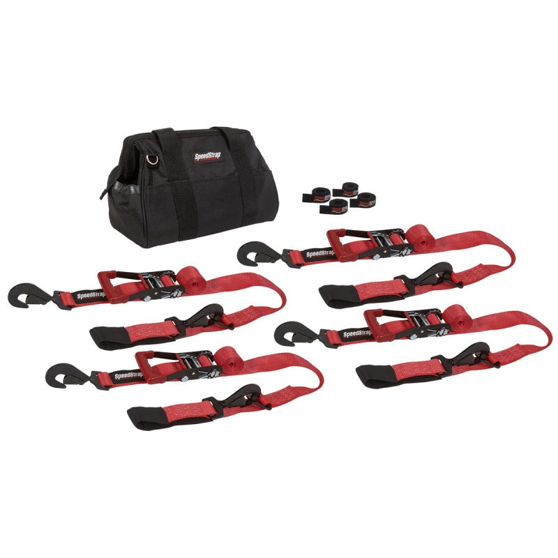 SpeedStrap 2In Off-Road Tie-Down Kit – Red