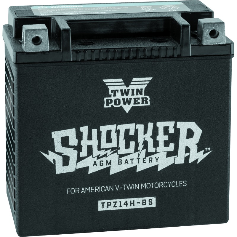 Twin Power YTX-14 Shocker Battery Replaces H-D 65948-00 220 CCA