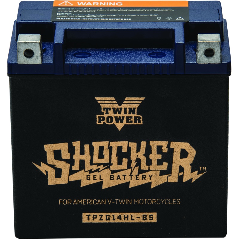 Twin Power YTX-14L Shocker Gel Battery Replaces H-D 65958-04 220 CCA