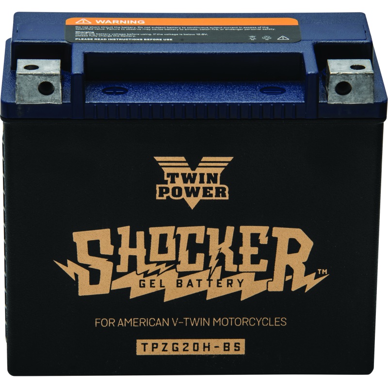 Twin Power YTX-20H Shocker Gel Battery Replaces H-D 65991-82B 310 CCA