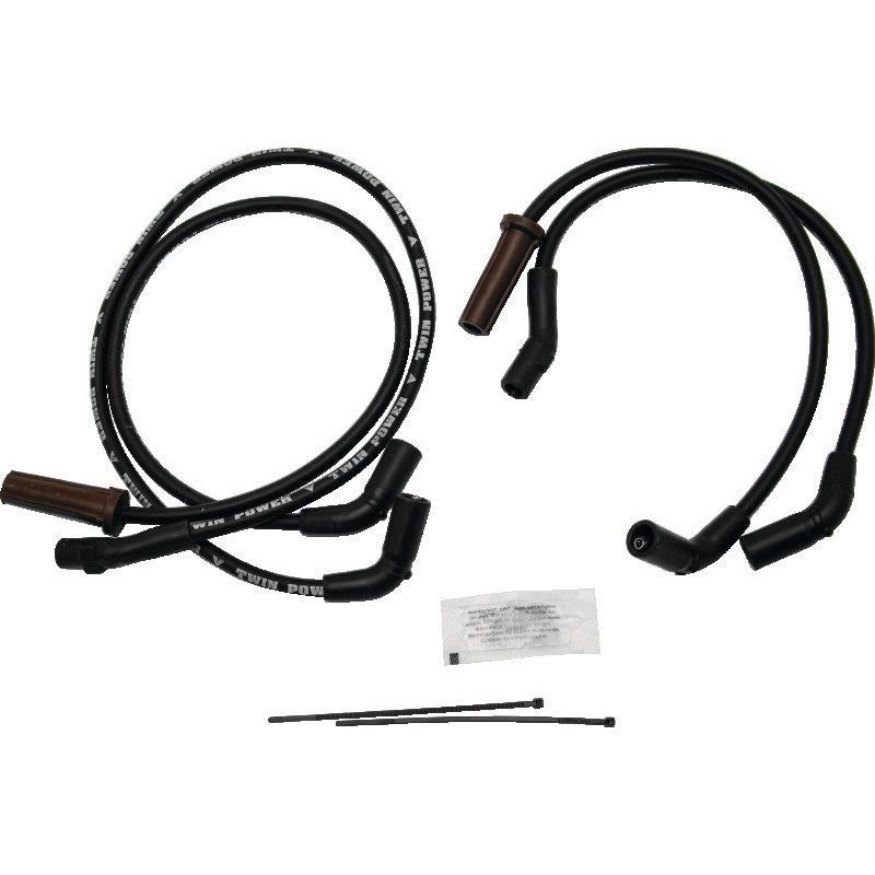 Twin Power 17-Up M8 Touring Models Black Ignition Wire Set
