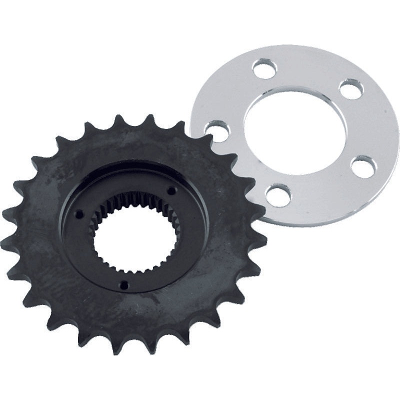Twin Power 5 Speed Big Twin 24T Offset Sprocket Kit .282 Offset W/.197 Rear Sprocket Spacer