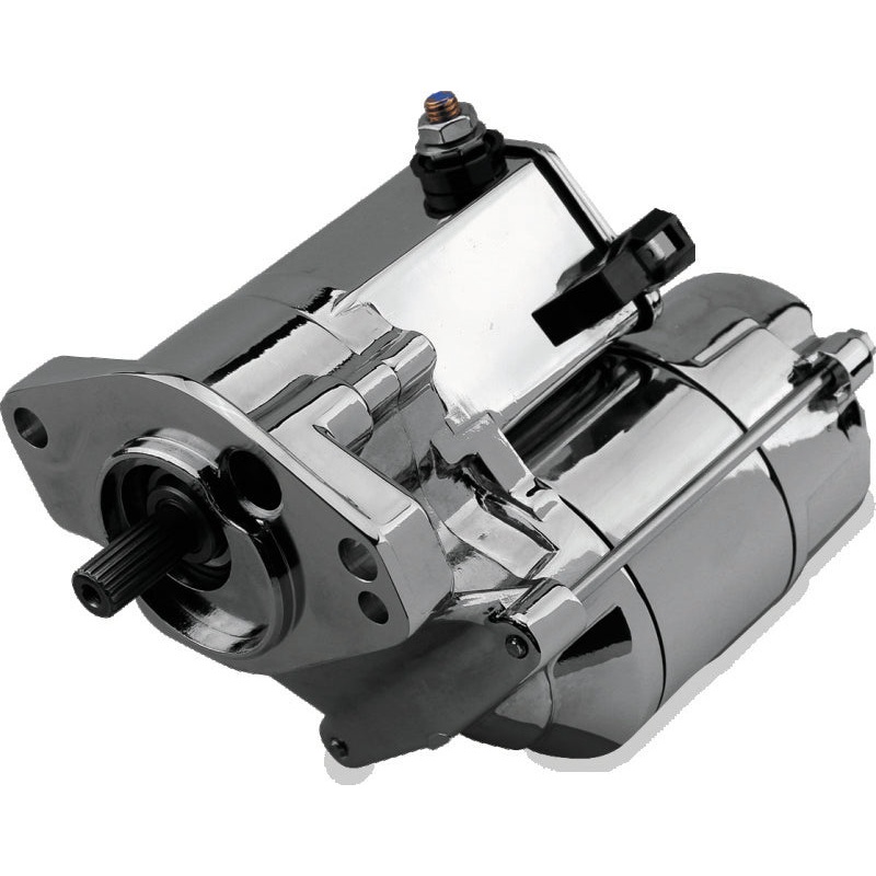 Twin Power 89-06 Big Twin Exc 06 Dyna 1.4 Kw Starter Chrome Rpls H-D 31522-89A 31553-90 31533-94B