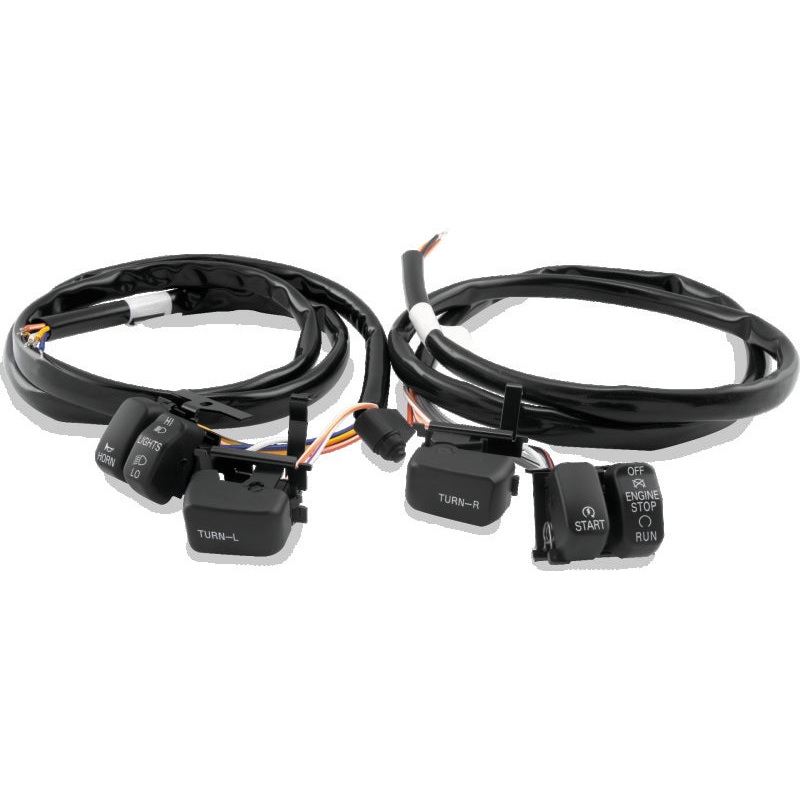 Twin Power 96-06 Big Twin and XL Black Handlebar Switch Kit