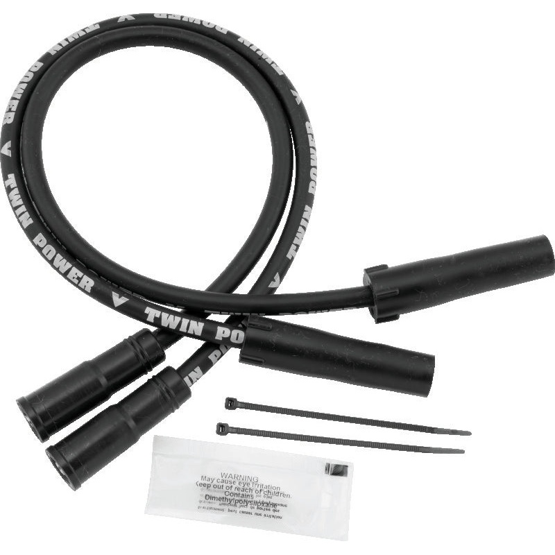Twin Power 99-08 FLH FLT With EFI 04-06 XL Black Ignition Wire Set