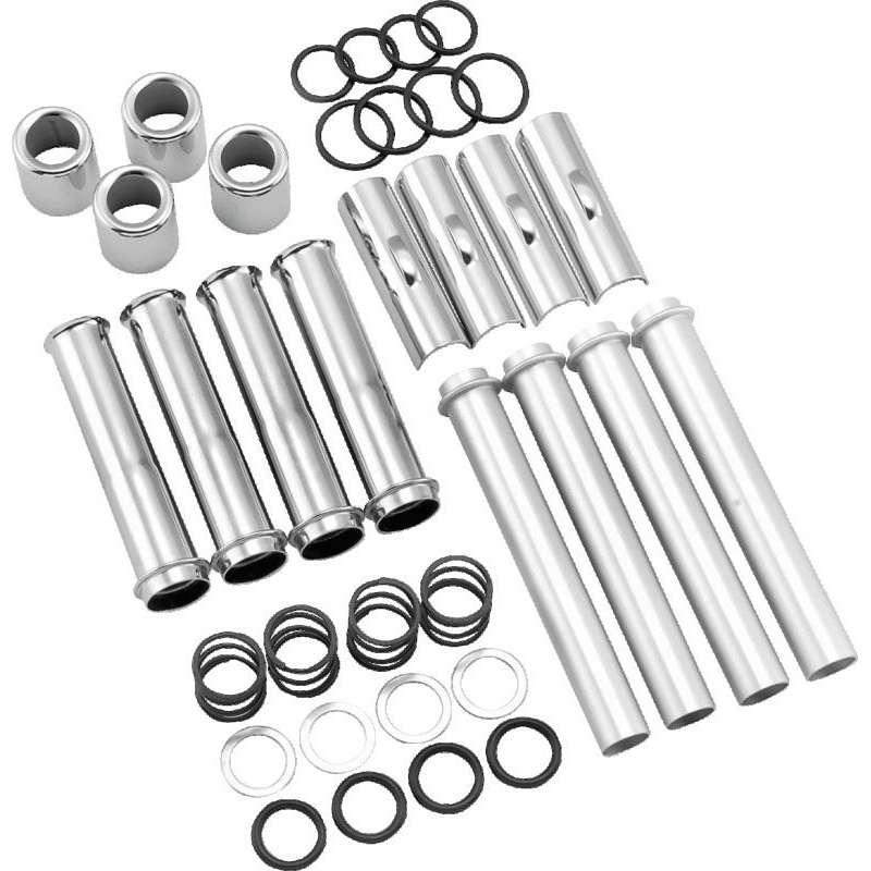 Twin Power 99-17 Twin Cam Twin Push Rod Tube Kit Adjustable Pushrods OK