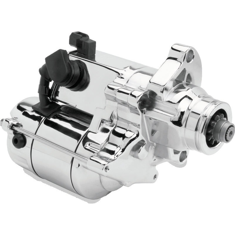 Twin Power 07-17 Big Twins +06 Dyna Exc M8 1.4 Kw Starter Chrome Replaces H-D 31618-06A
