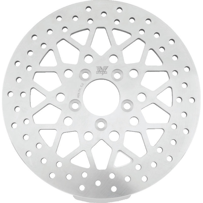 Twin Power 08-Up FLH FLT Rear 11.8 Solid Rotor Mesh