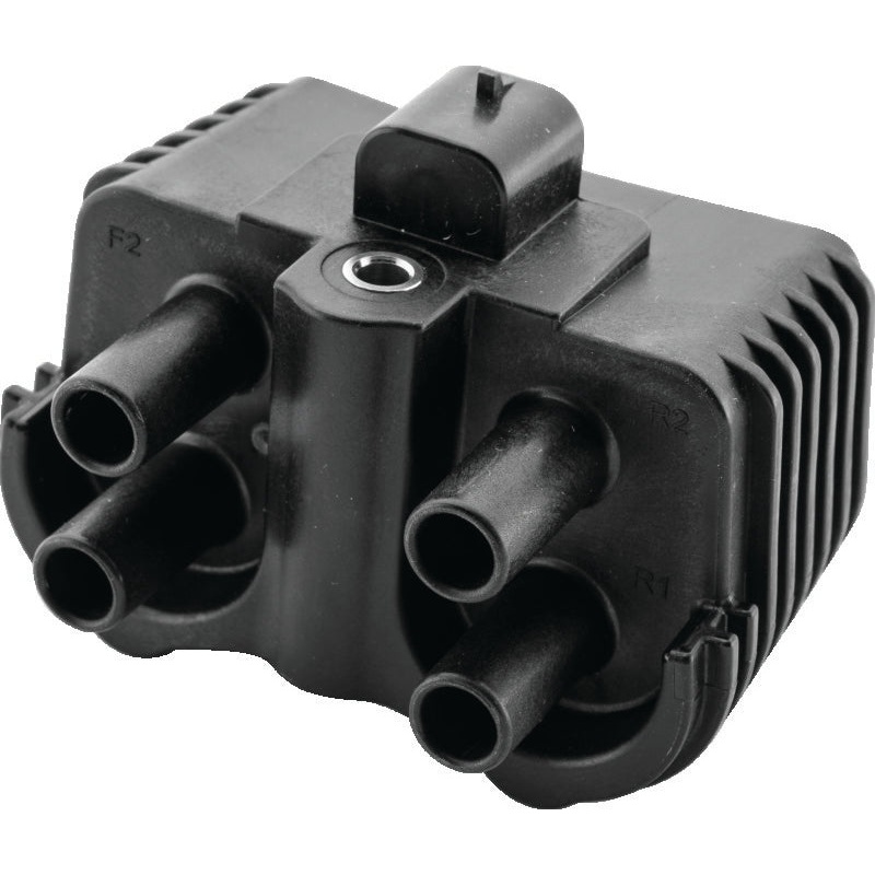 Twin Power 18-Up Softail Ignition Coil Black Replaces H-D 31600067 .4 ohm