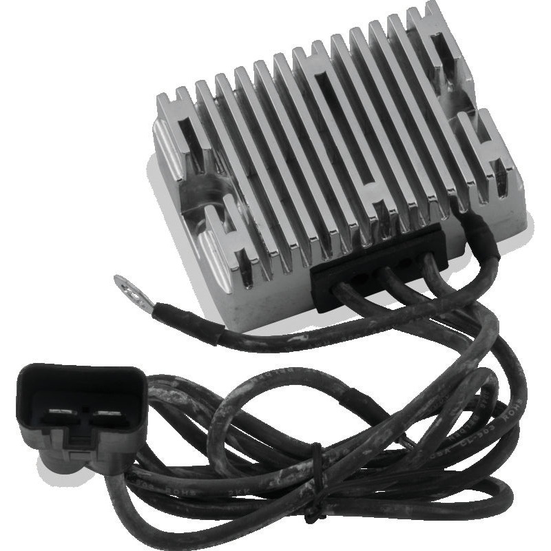 Twin Power 2000 FXD Voltage Regulator Chrome Replaces H-D 74512-00 38 Amp