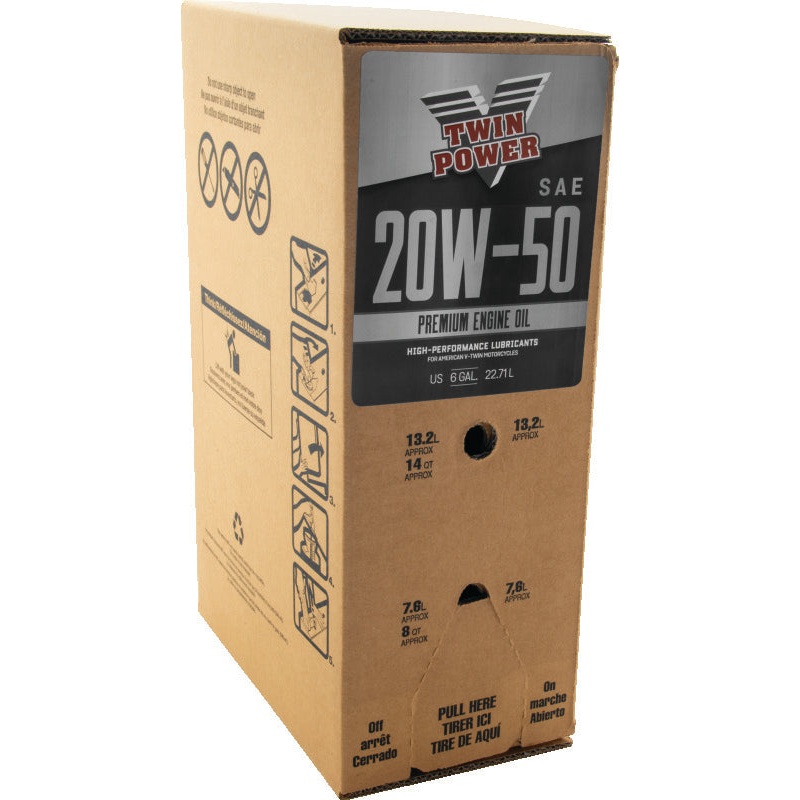Twin Power 20W50 Oil 6 Gallon Bag In Box