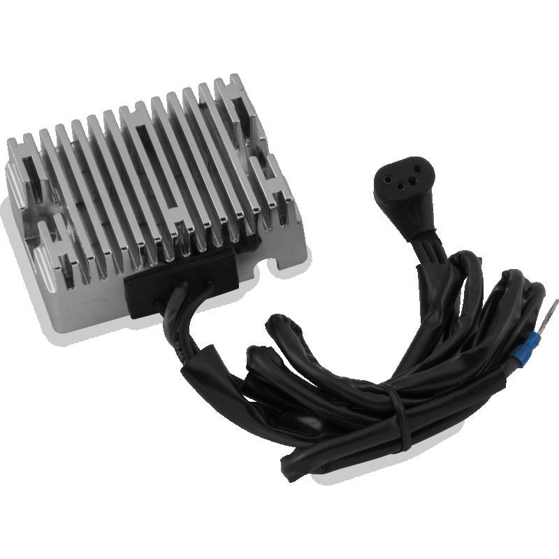 Twin Power 70-75 Big Twin Voltage Regulator Chrome Replaces H-D 74510-70A 15 Amp