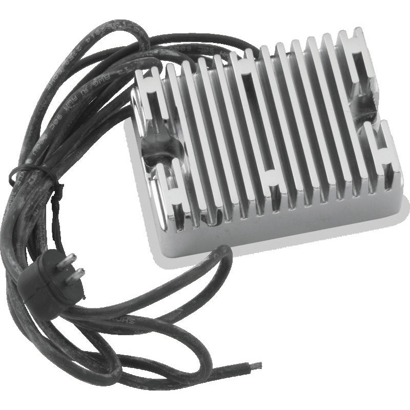 Twin Power 81-88 Big Twin Voltage Regulator Chrome Replaces H-D 74516-86 22 Amp