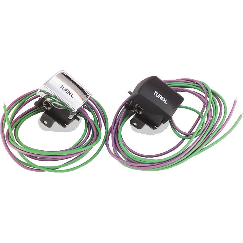 Twin Power 82-95 Big Twin and XL Black Left Turn Signal Switch Replaces H-D 71599-92