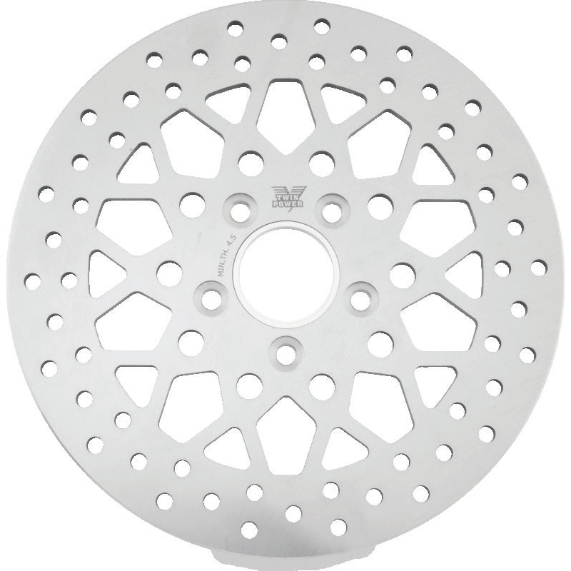 Twin Power 84-17 Big Twin Exc 08-17 FLH FLT Rear 11.5 Solid Rotor Mesh