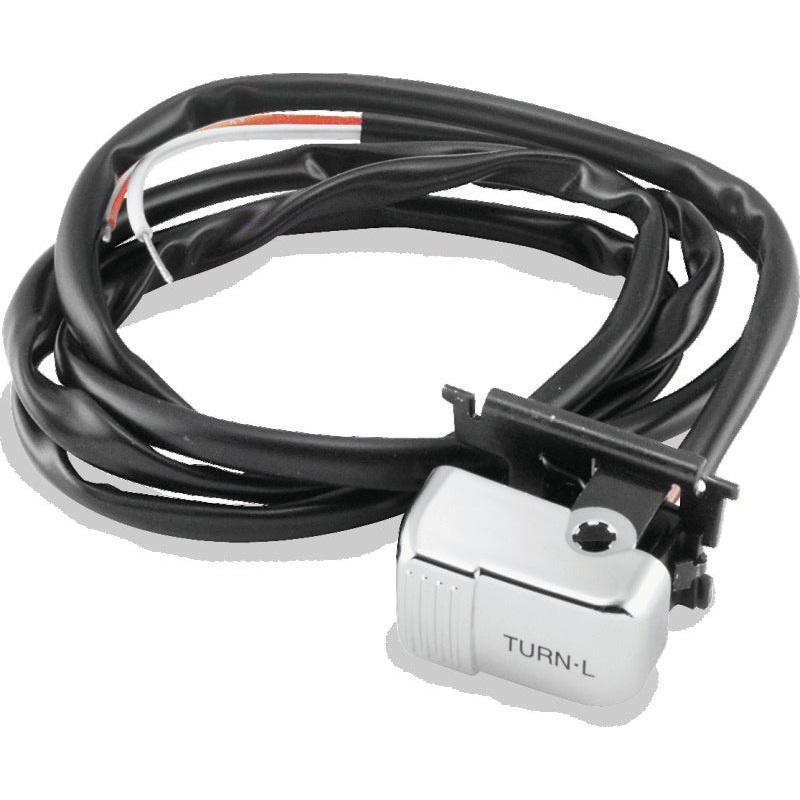 Twin Power 96-13 Big Twin XL V-Rod Chrome Left Turn Signal Switch Replaces H-D 71598-96 71685-06A