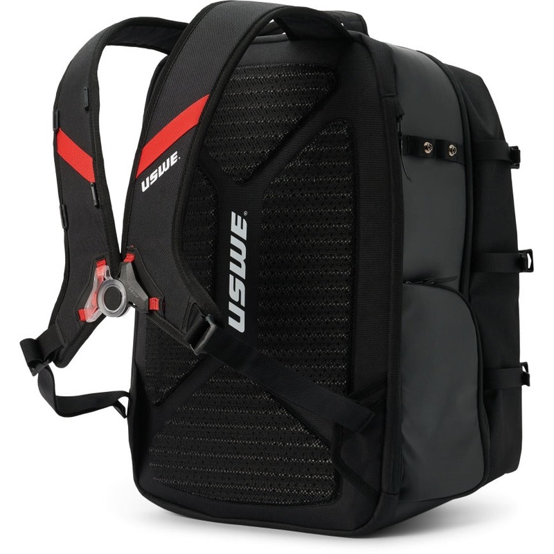 USWE Buddy Athlete Gear Backpack 40L – Black/Red