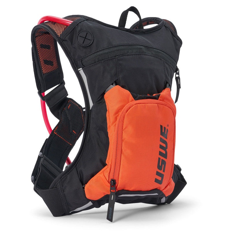 USWE Moto Hydro Hydration Pack 3L – Black/Factory Orange