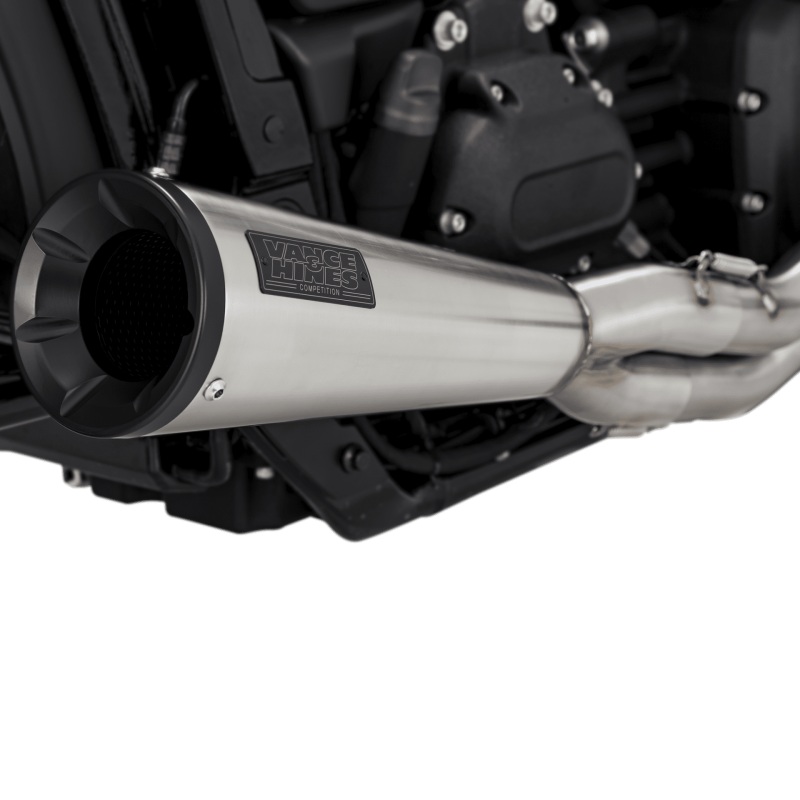 Vance & Hines HD Softail Fat Bob 18-22 Upsweep SS 2-1 PCX Full System Exhaust
