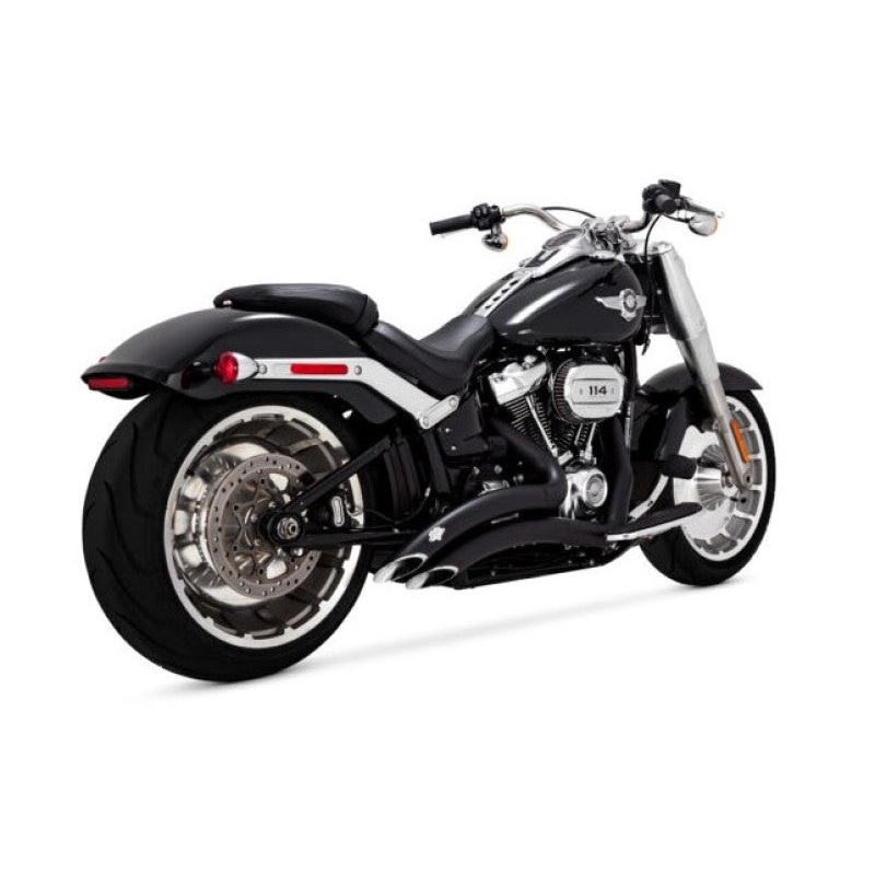 Vance & Hines HD 18-22 Fatboy/Breakout Big Radius 2-2 Black PCX Full System Exhaust