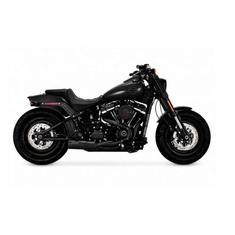 Vance & Hines HD Softail Fat Bob 18-22 Hi-Output 2-1 Black PCX Full System Exhaust