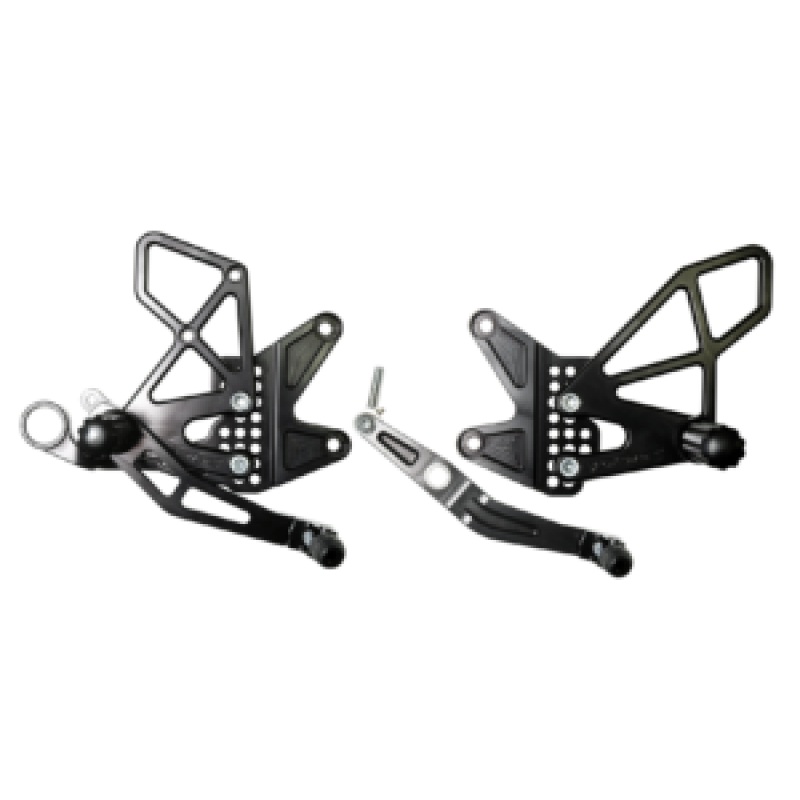 Vortex Racing 06-16 Yamaha YZF-R6 Rear Set- Black