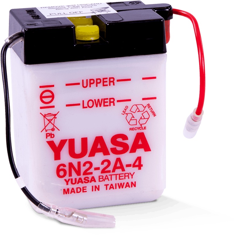 Yuasa 6N2-2A-4 Conventional 6-Volt Battery