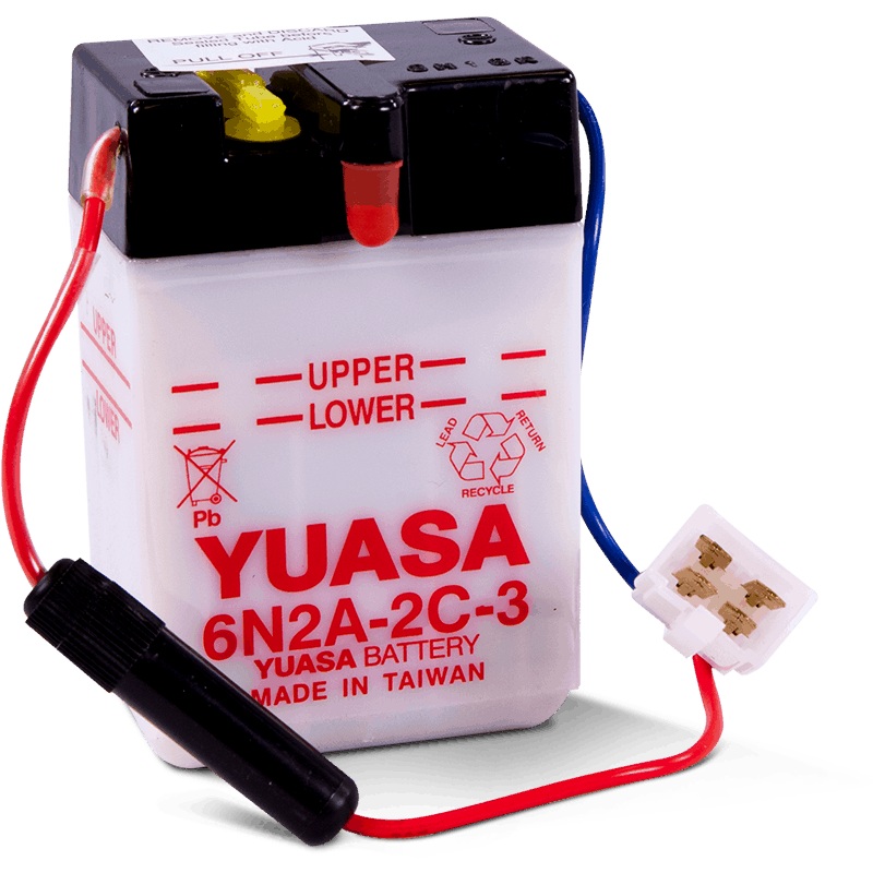 Yuasa 6N2A-2C-3Conventional 6-Volt Battery