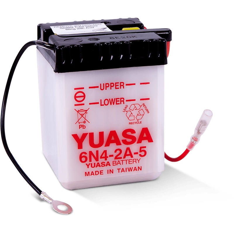 Yuasa 6N4-2A-5 Conventional 6-Volt Battery
