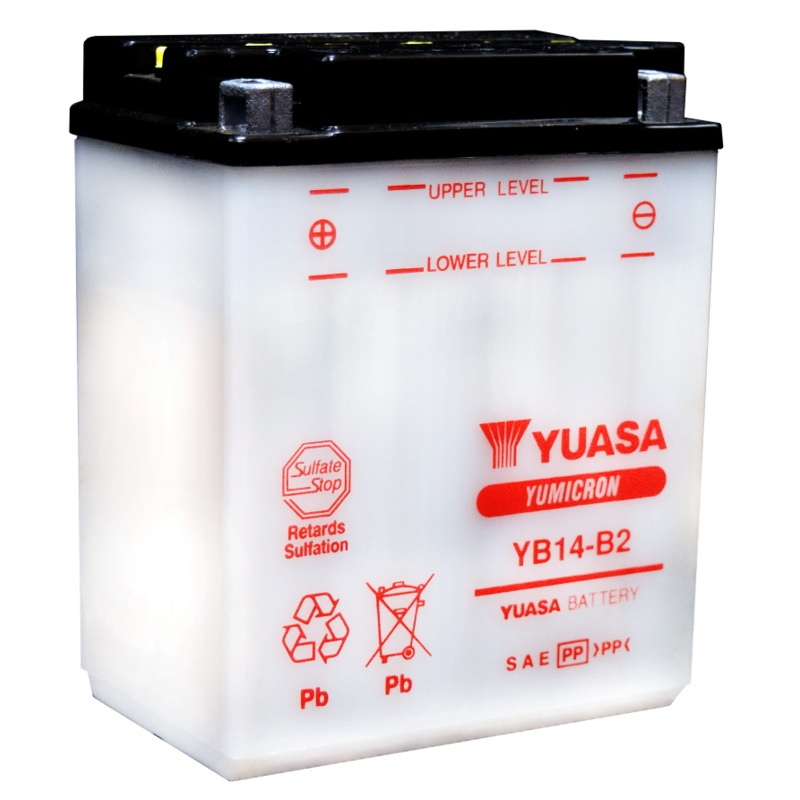 Yuasa YB14-B2 Yumicron CX 12-Volt Battery