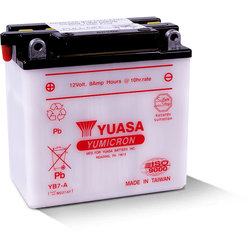 Yuasa YB7-A Yumicron 12-Volt Battery