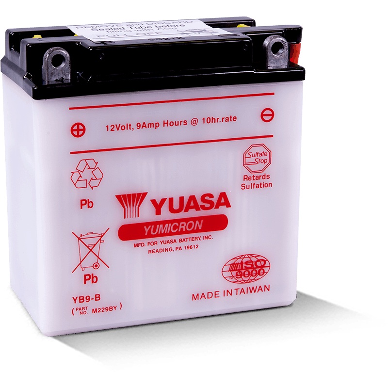 Yuasa YB9-B Yumicron 12-Volt Battery