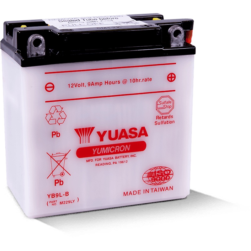 Yuasa YB9L-B Yumicron 12-Volt Battery