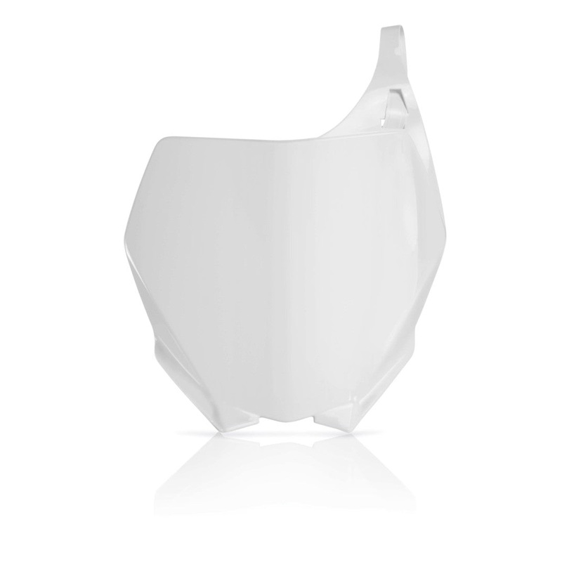 Acerbis 06-12 Yamaha YZ/06-09 YZ250F/450F Front Number Plate – White